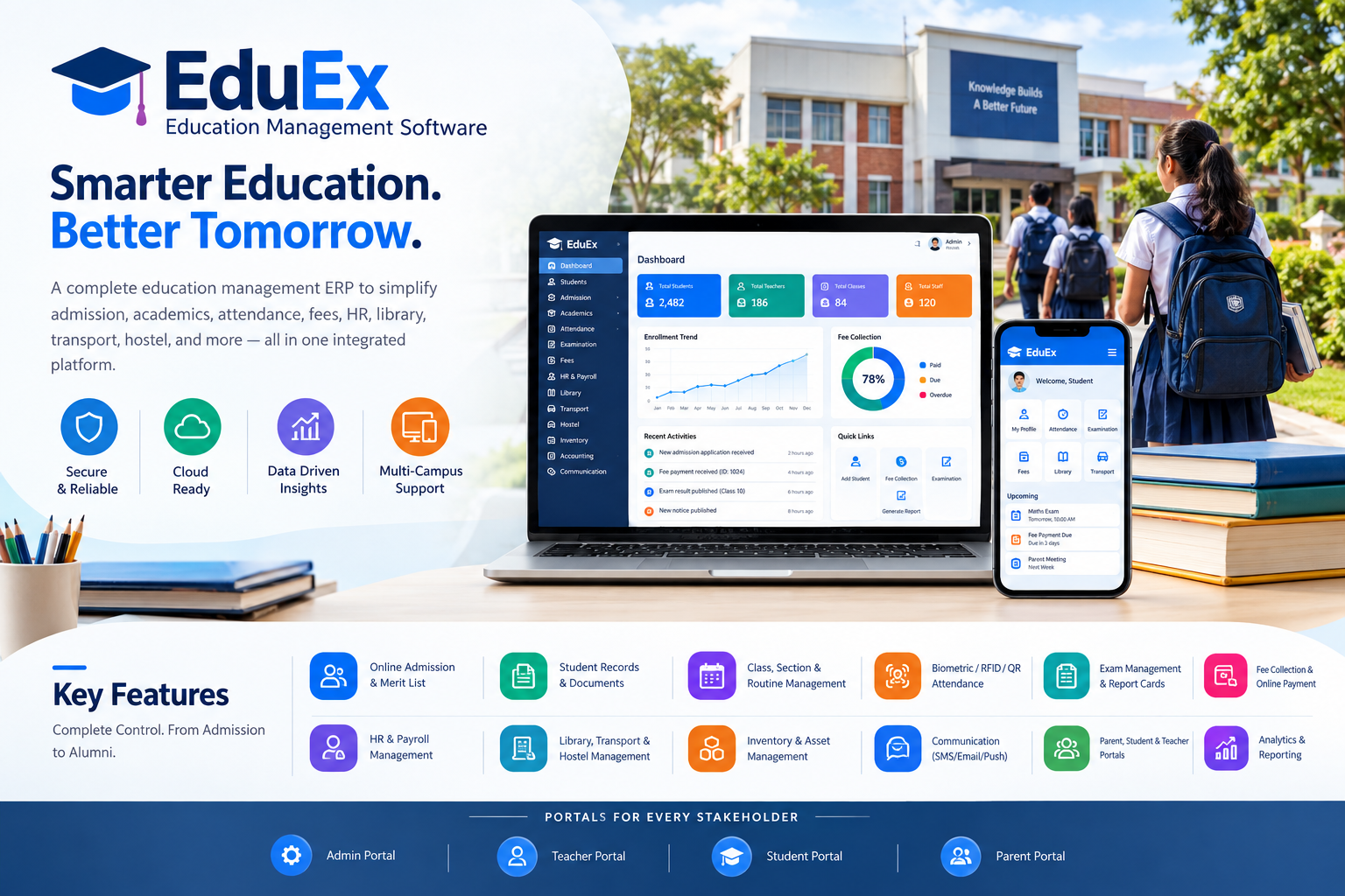 EduEx – Education Management Software