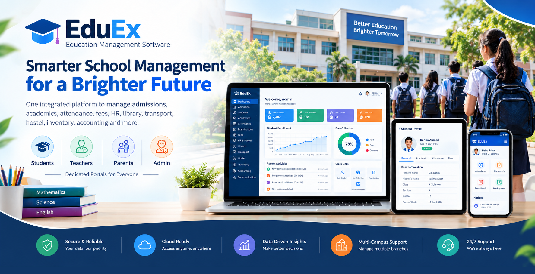 EduEx – Education Management Software